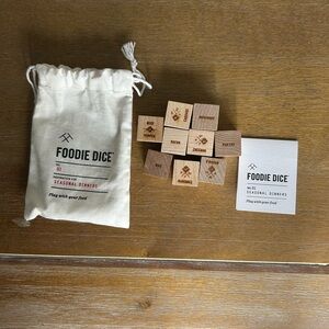 Foodie Dice- Dinner/ Cooking Recipe Die